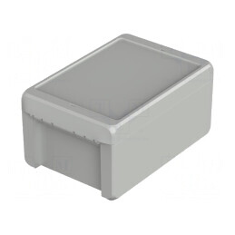 Carcasă Universală BOCUBE ABS Gri 125x191x90mm | Electronic-mag.ro | Componente Electronice