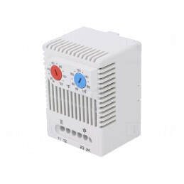 Senzor: termostat | NC + NO | 10A | 250VAC | cleme cu şurub | -45÷80°C | 01175.0-01