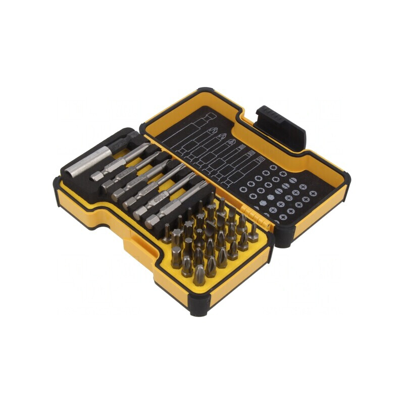 Set Capete Șurubelniță 1/4 34 Bucăți | Electronic-mag.ro | Componente Electronice