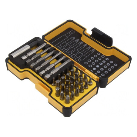 Set Capete Șurubelniță 1/4 34 Bucăți | Electronic-mag.ro | Componente Electronice