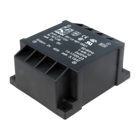 Transformator Încapsulat 40VA 115VAC 6V 3333mA | Electronic-mag.ro | Componente Electronice