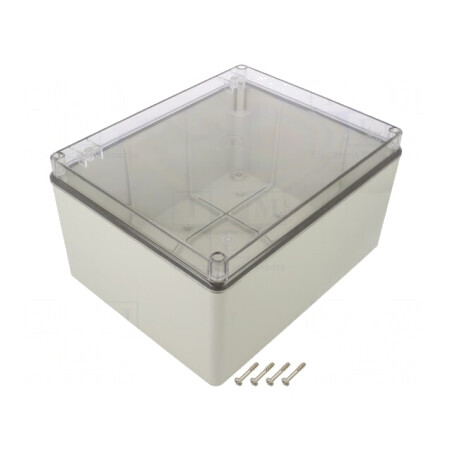Carcasă Universală Gri IP56 198x248x134mm | Electronic-mag.ro | Componente Electronice