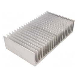 Radiator Extrudat cu Aripioare 150x262x60mm Brut | Electronic-mag.ro | Componente Electronice
