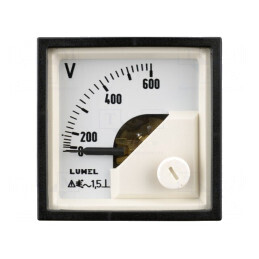Voltmetru Panou True RMS 0-600V 40-72Hz Clasa 1.5 | Electronic-mag.ro | Componente Electronice