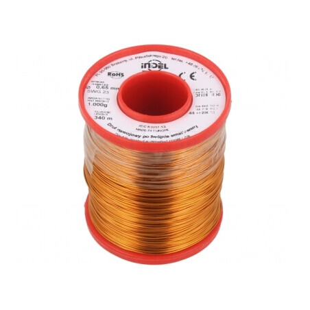 Sârmă Bobină Dublu Emailată Cu 0,65mm 1kg | Electronic-mag.ro | Componente Electronice
