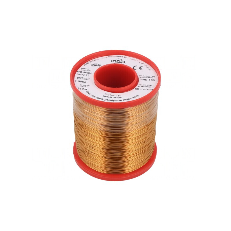 Sârmă Emailată 0,5mm 1kg Cu DNE | Electronic-mag.ro | Componente Electronice
