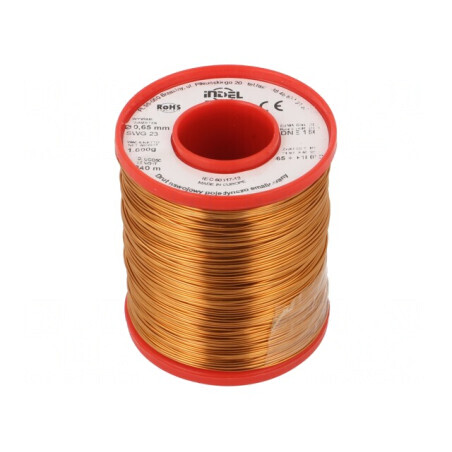 Sârmă Emailată 0,65mm 1kg Cu 65-180°C | Electronic-mag.ro | Componente Electronice