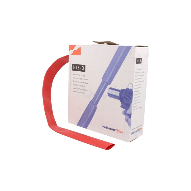 Manșon termocontractabil 18mm 4m roșu | Electronic-mag.ro | Componente Electronice