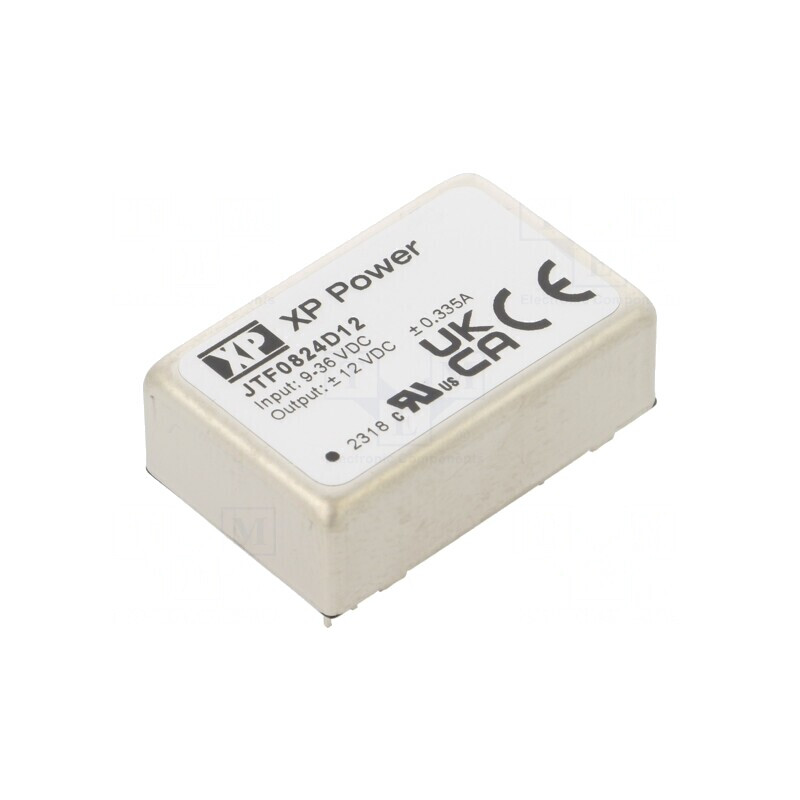 Convertor DC/DC 8W 9-36V la 12V/-12V THT JTF0824D12 | Electronic-mag.ro | Componente Electronice Convertor DC/DC 8W 9-36V la 12V/-12V THT JTF0824D12 | Electronic-mag.ro | Componente Electronice
