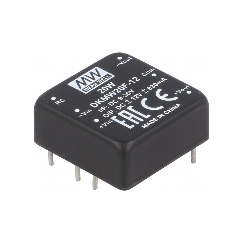 Convertor DC/DC 20W 9-36V la 12V/-12V THT | Electronic-mag.ro | Componente Electronice Convertor DC/DC 20W 9-36V la 12V/-12V THT | Electronic-mag.ro | Componente Electronice