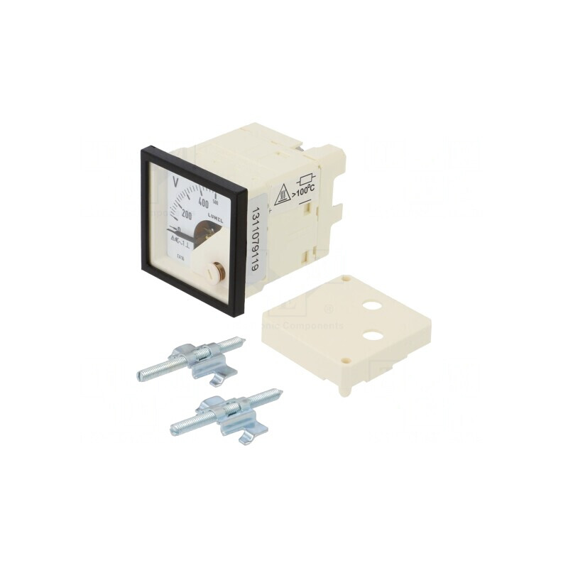 Voltmetru Panou True RMS 0-500V 40-72Hz Clasa 1.5 | Electronic-mag.ro | Componente Electronice
