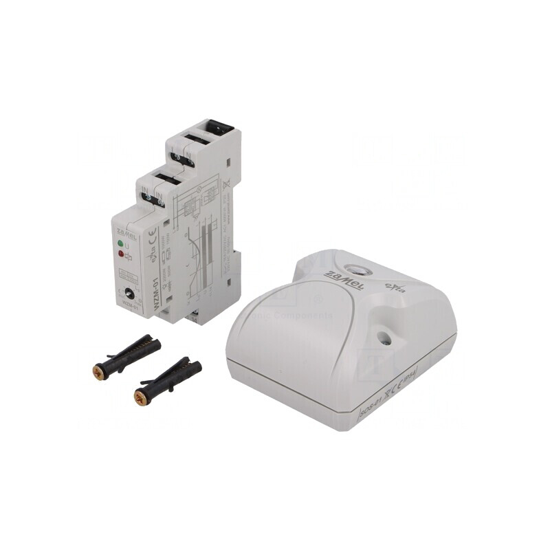 Întrerupător Crepuscular DIN 230V SPDT IP20 | Electronic-mag.ro | Componente Electronice