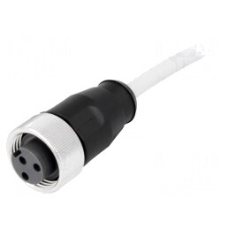 Mufă 7/8 1,5m mamă 3 PIN cu cablu PVC | Electronic-mag.ro | Componente Electronice