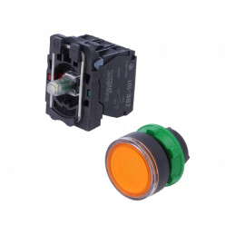 Comutator apăsare 22mm 1NC 1NO XB5AW35M5 | Electronic-mag.ro | Componente Electronice