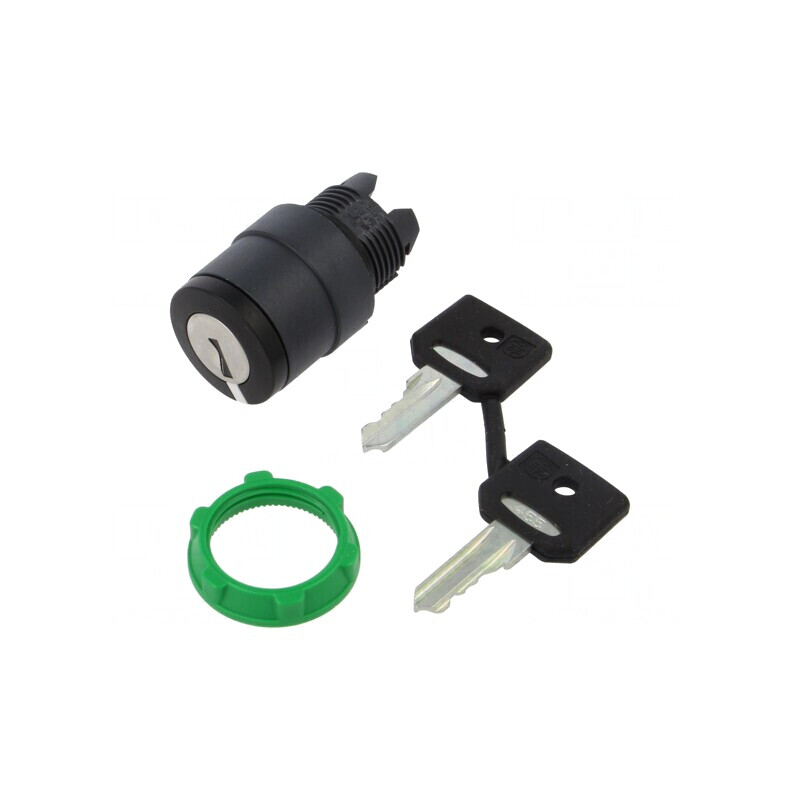 Comutator rotativ cu cheie 22mm negru 2 poziții ZB5AG08 | Electronic-mag.ro | Componente Electronice Comutator rotativ cu cheie 22mm negru 2 poziții ZB5AG08 | Electronic-mag.ro | Componente Electronice
