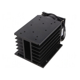 Radiator Aluminiu Negru 100mm x 140mm x 81mm | Electronic-mag.ro | Componente Electronice