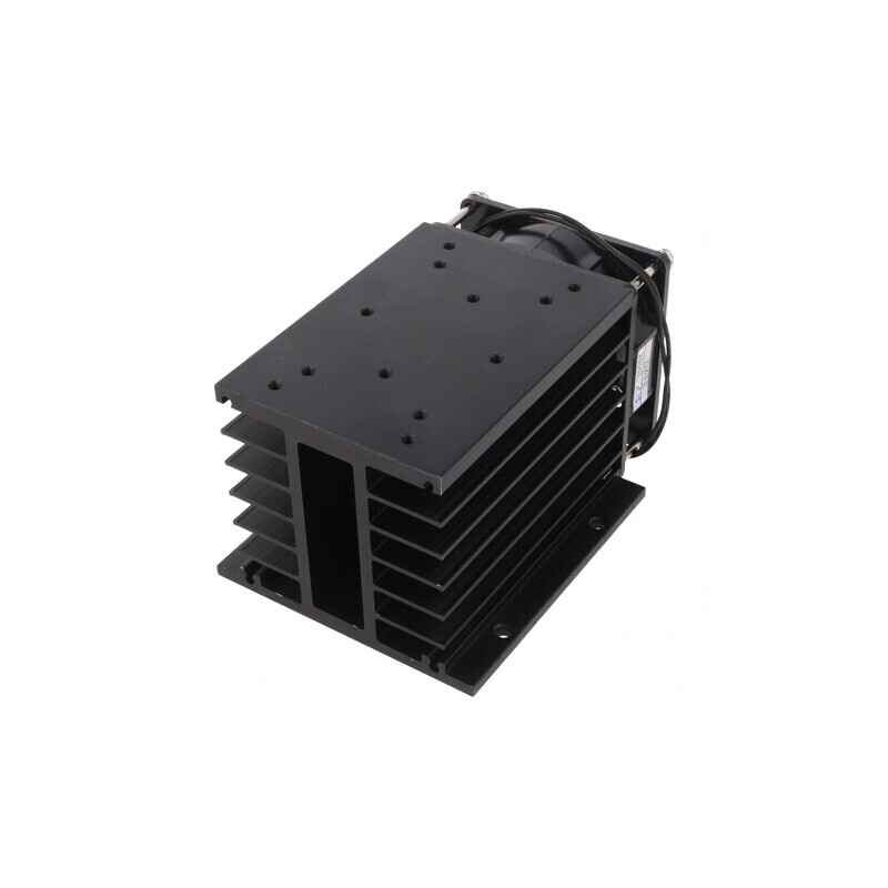 Radiator Aluminiu Negru 100mm x 140mm x 81mm | Electronic-mag.ro | Componente Electronice