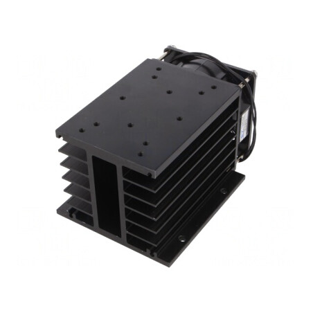 Radiator Aluminiu Negru 100mm x 140mm x 81mm | Electronic-mag.ro | Componente Electronice