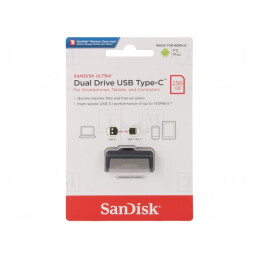 Pendrive | OTG,USB 3.1 | 256GB | R: 150MB/s | USB A,USB C | SDDDC2-256G-G46