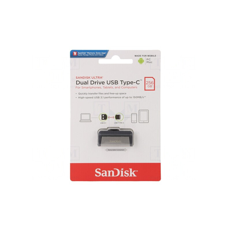 Pendrive USB 256GB OTG 3.1 USB-A/USB-C 150MB/s | Electronic-mag.ro | Componente Electronice Pendrive USB 256GB OTG 3.1 USB-A/USB-C 150MB/s | Electronic-mag.ro | Componente Electronice