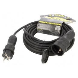 Prelungitor electric negru 10m 16A | Electronic-mag.ro | Componente Electronice