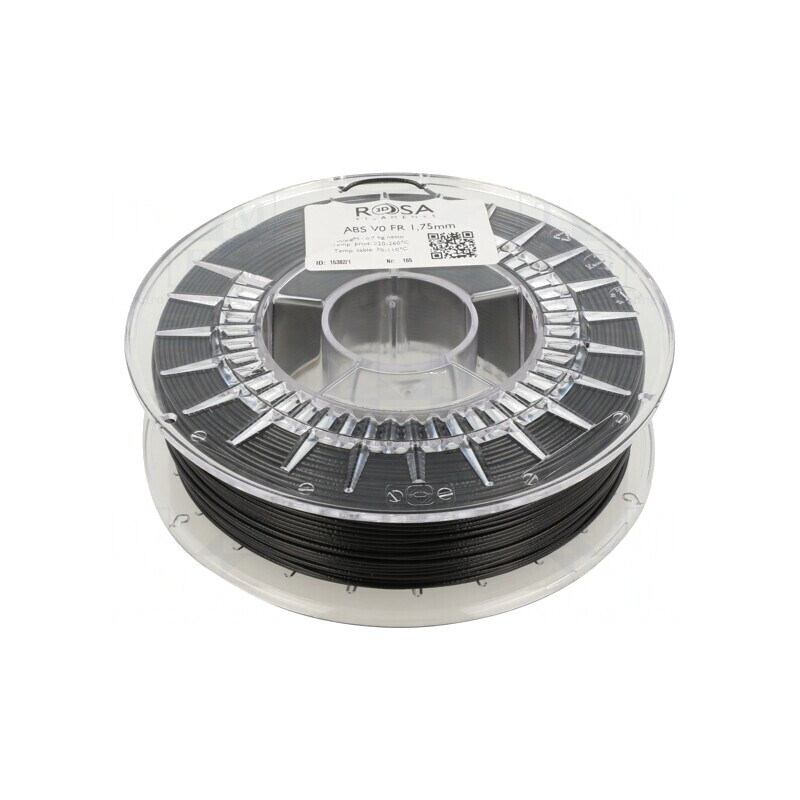 ABS Filament Negru 1.75mm 700g | Electronic-mag.ro | Componente Electronice