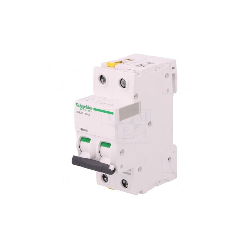 Întrerupător de Supracurent 400VAC 4A 2P C A9F07204 | Electronic-mag.ro | Componente Electronice