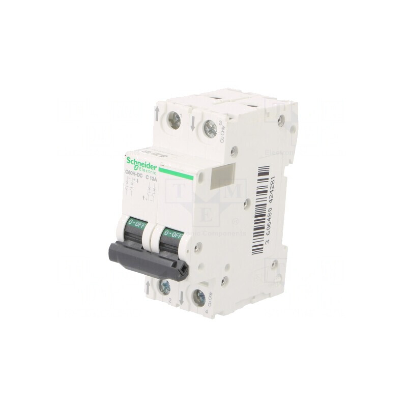 Întrerupător de Supracurent 500VDC 13A 2 Poli C | Electronic-mag.ro | Componente Electronice