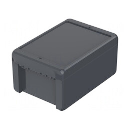 Carcasă universală BOCUBE ABS grafit 125x191x90mm | Electronic-mag.ro | Componente Electronice