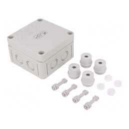 Cutie de Conexiuni Polistiren 94x94x57mm | Electronic-mag.ro | Componente Electronice