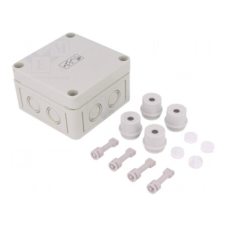 Cutie de Conexiuni Polistiren 94x94x57mm | Electronic-mag.ro | Componente Electronice