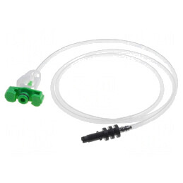 Adaptor seringă 3ml verde fără silicon QuantX