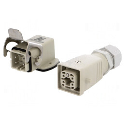 Set Conector HDC Tată Mamă Soclu Mufă 5 PIN | Electronic-mag.ro | Componente Electronice