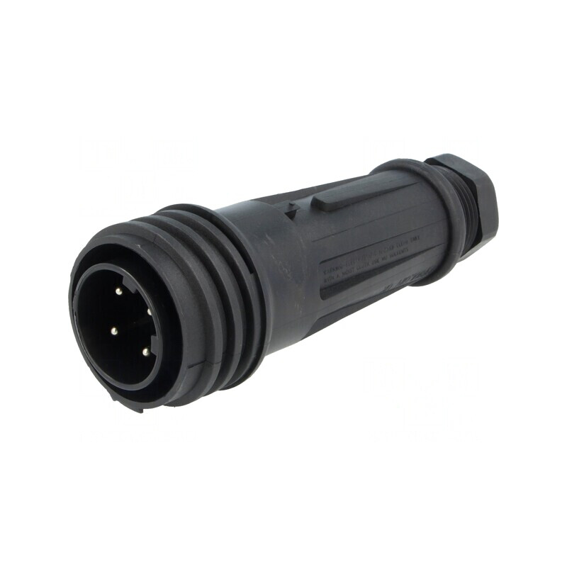 Mufă Circulară 4 PIN Filet Exterior PX0921/04/P | Electronic-mag.ro | Componente Electronice