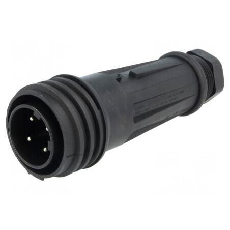 Mufă Circulară 4 PIN Filet Exterior PX0921/04/P | Electronic-mag.ro | Componente Electronice