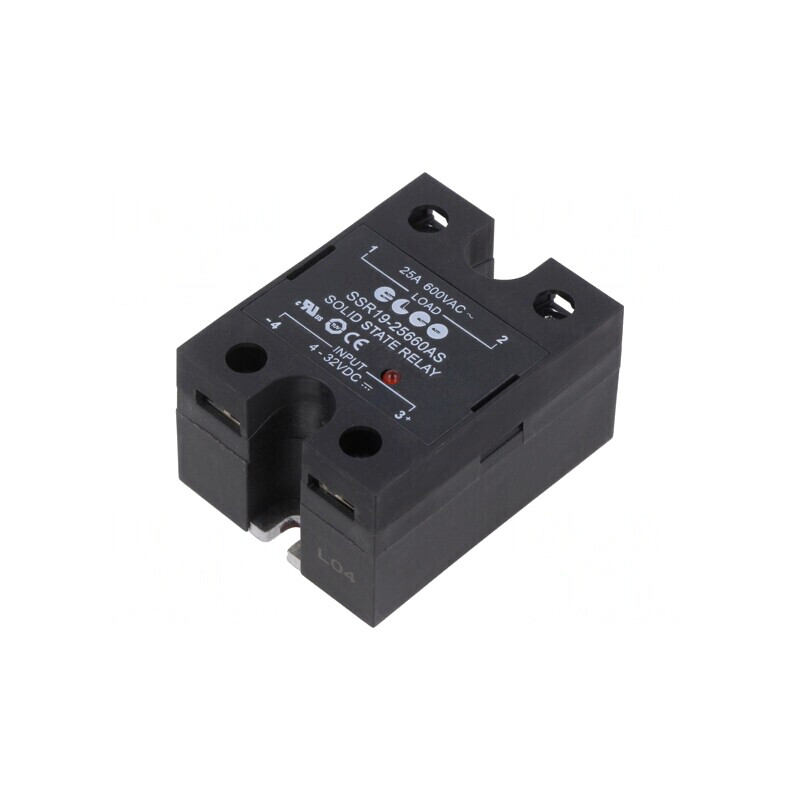Releu Semiconductor 1-Fazat 25A 48-660VAC | Electronic-mag.ro | Componente Electronice