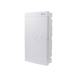 Carcasă aparatură modulară IP40 perete ABS albă | Electronic-mag.ro | Componente Electronice
