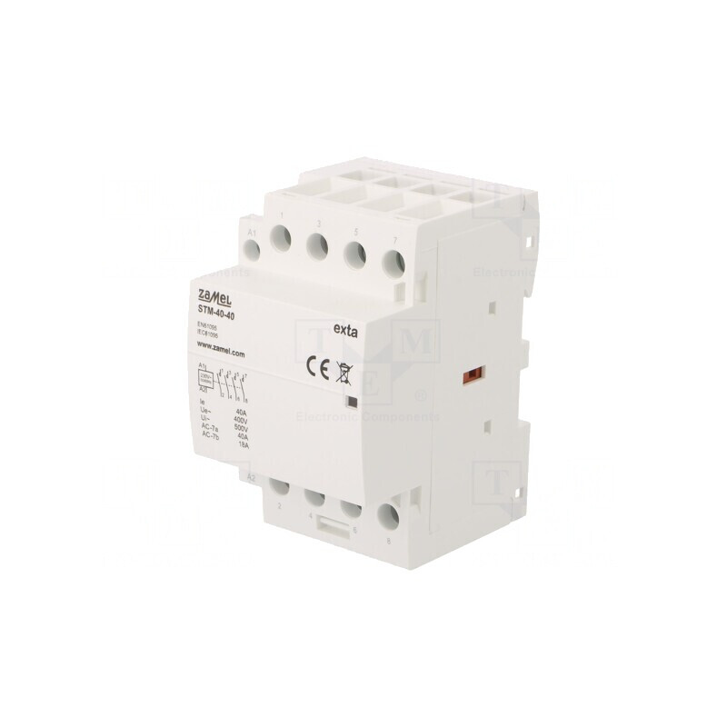 Contactor 4-Poli 40A 230VAC NO STM-40-40 | Electronic-mag.ro | Componente Electronice