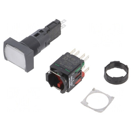 Comutator apăsare 16mm 1 NC NO XB6DW1B5B | Electronic-mag.ro | Componente Electronice