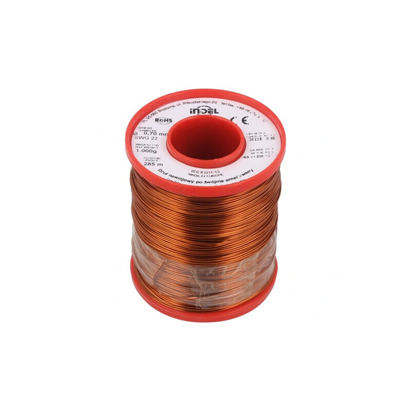 Sârmă Emailată Dublă 0.7mm 1kg Cu | Electronic-mag.ro | Componente Electronice