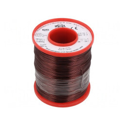 Sârmă Bobină Emailată 0,7mm 1kg Cu | Electronic-mag.ro | Componente Electronice