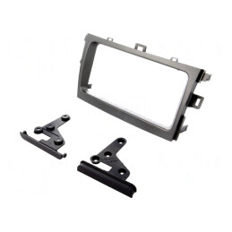 Cadru radio | Toyota | 2 DIN | argintie | 95-8223S