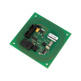 Cititor RFID 8-16V GPIO RS232 cu Antenă 79.5x79.5x12mm CTU-D2R | Electronic-mag.ro | Componente Electronice