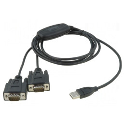 Convertor USB-RS232 | chipset FTDI/FT2232H | 1,5m | USB 2.0 | DA-70158