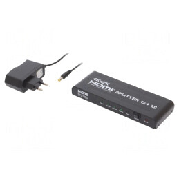 Splitter HDMI 1.4 HDCP Negru | Electronic-mag.ro | Componente Electronice