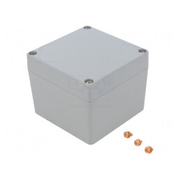 Carcasă Universală Aluminiu 100x100x80mm | Electronic-mag.ro | Componente Electronice