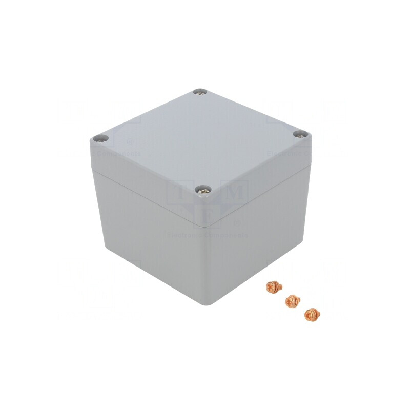 Carcasă Universală Aluminiu 100x100x80mm | Electronic-mag.ro | Componente Electronice