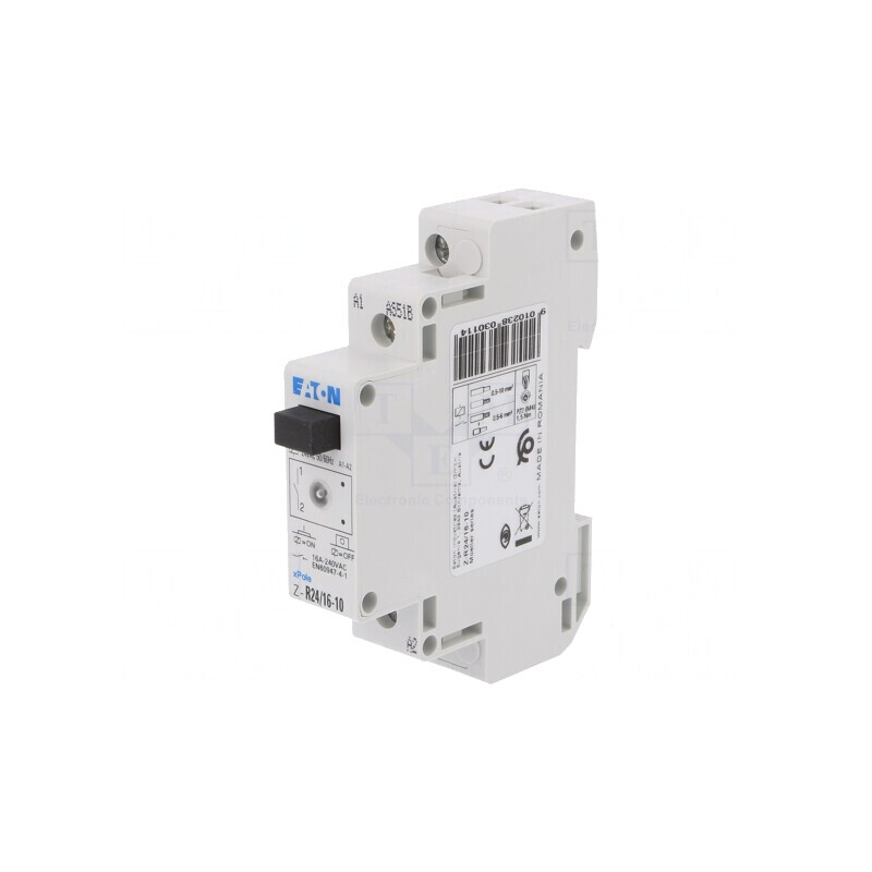 Releu Monostabil NO 24VAC 16A IP20 | Electronic-mag.ro | Componente Electronice