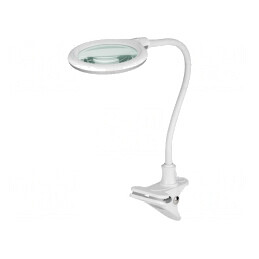 Lupă de masă cu iluminare LED 6W 6500K Ø100mm 3dpt | Electronic-mag.ro | Componente Electronice