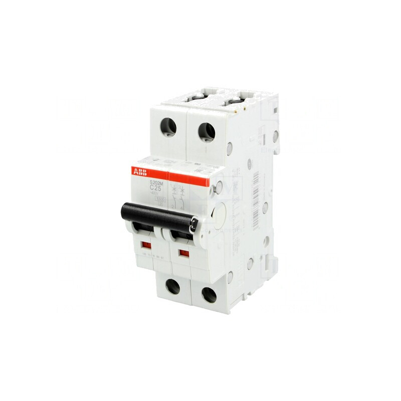 Întrerupător Supracurent 25A 400V 2P C | Electronic-mag.ro | Componente Electronice